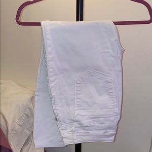White loft jeans